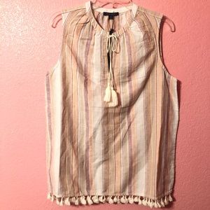 Tommy Hilfiger Sleeveless Stripped Tank